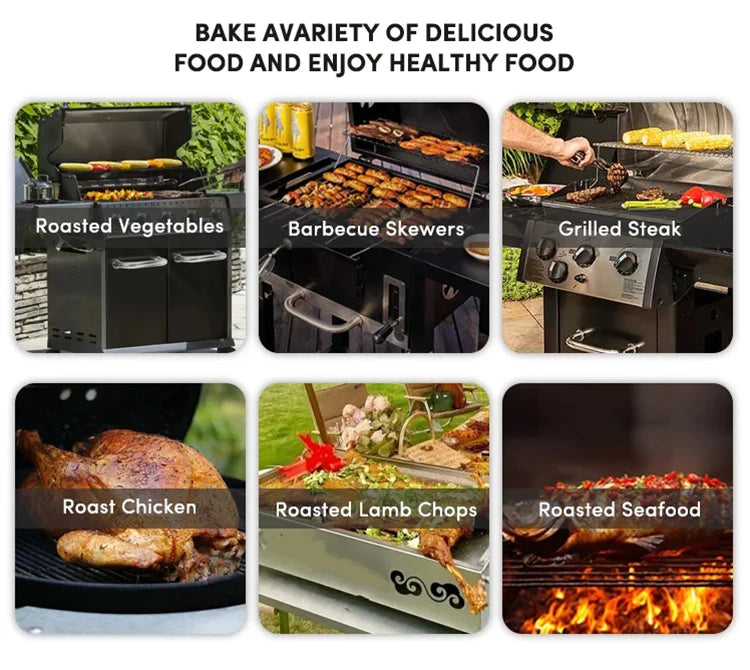 Stainless Steel Outdoor Kitchen Cabinet Barbecue Grill With Grill Cooktop Sink Fridge