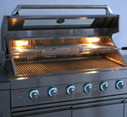 Stainless Steel Outdoor Kitchen Cabinet Barbecue Grill With Grill Cooktop Sink Fridge