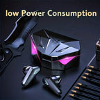 LED Display Gamer Earbuds with Mic