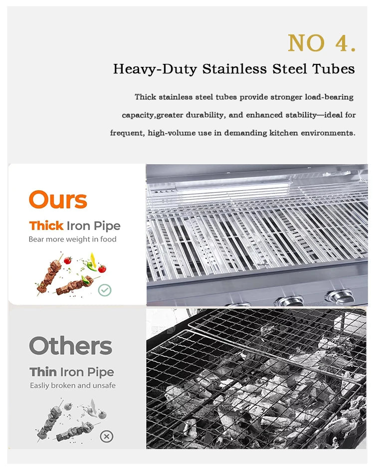 Stainless Steel Outdoor Kitchen Cabinet Barbecue Grill With Grill Cooktop Sink Fridge