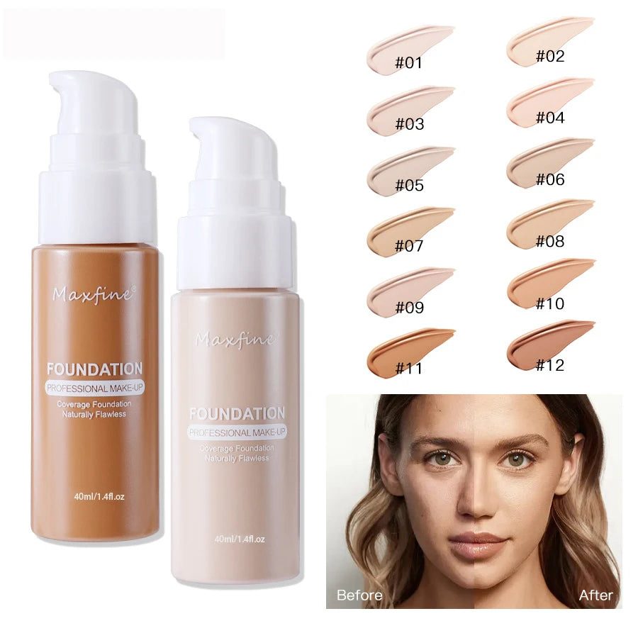 Liquid Foundation Effective Concealer Waterproof Sweat-resistant