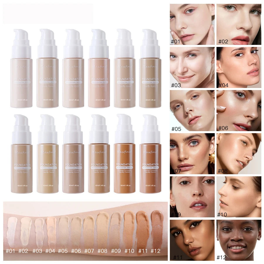 Liquid Foundation Effective Concealer Waterproof Sweat-resistant
