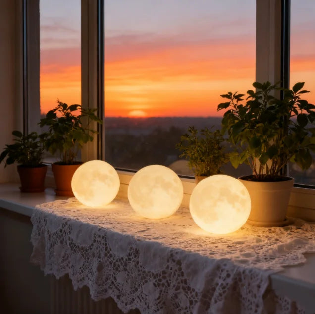3D Wireless Moon Lamp