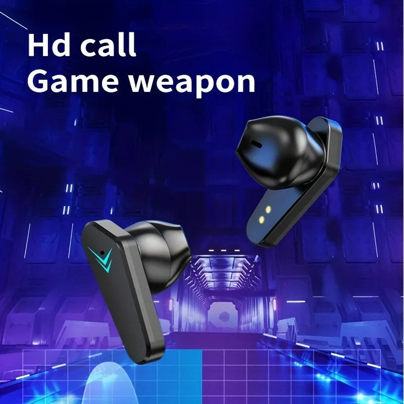 LED Display Gamer Earbuds with Mic