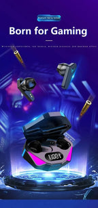 LED Display Gamer Earbuds with Mic