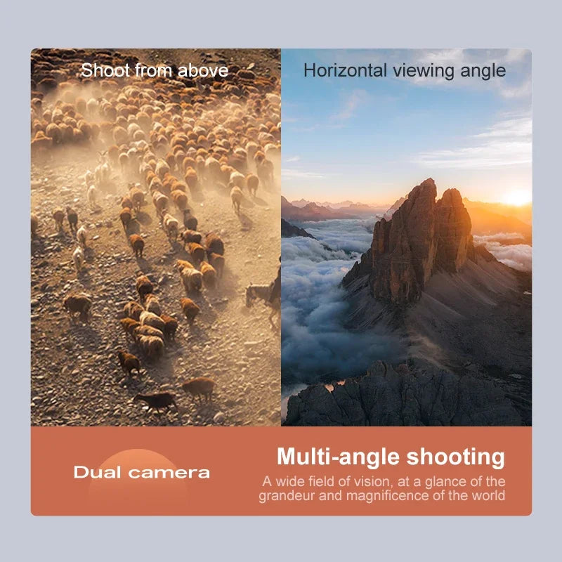 Remote Control Quadcopter with Dual HD Cameras